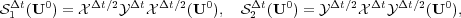 S &Delta;t(U0 ) = X &Delta;t∕2Y &Delta;tX&Delta;t∕2(U0 ), S &Delta;t(U0 ) = Y &Delta;t∕2X &Delta;tY&Delta;t∕2(U0 ),  1                              2