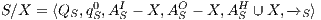             0  I      O       H S ∕X  = ⟨QS, qS,AS - X,AS - X, AS ∪ X,-→S ⟩ 