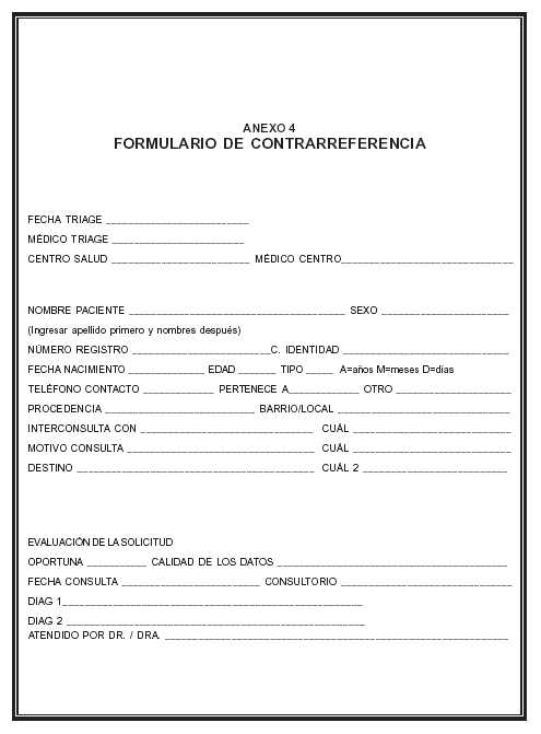 Sistema De Referencia Y Contrarreferencia Colombia Pdf